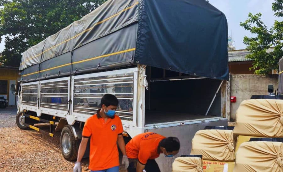 dịch vụ xe tải chở hàng tại KCN Linh Trung 1